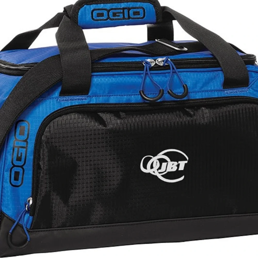 OGIO Blue and Black Travel Duffel with Logo